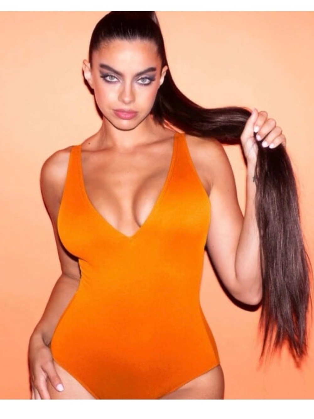 NWT TA3 Swim The Plungey size Large Short color orange